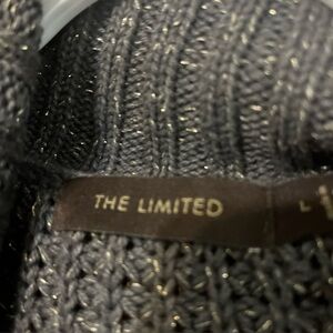 The Limited Gray Cable Knit Sweater